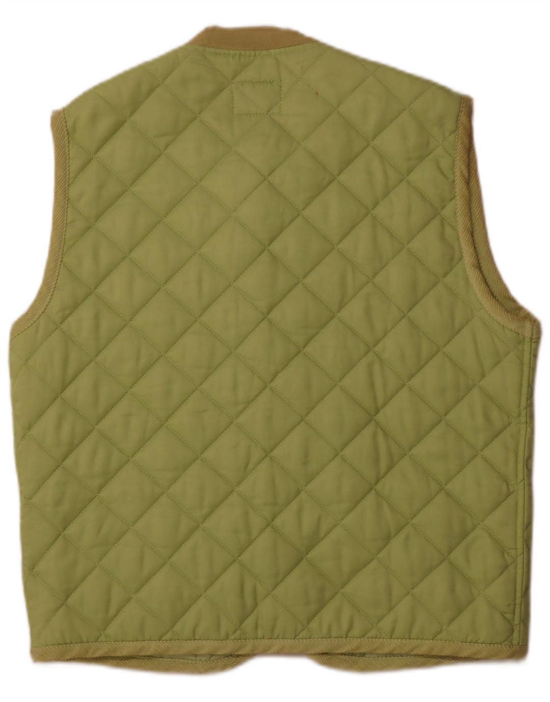 RIFLE Gilet trapuntato da uomo UK 38 Verde medio Poliammide