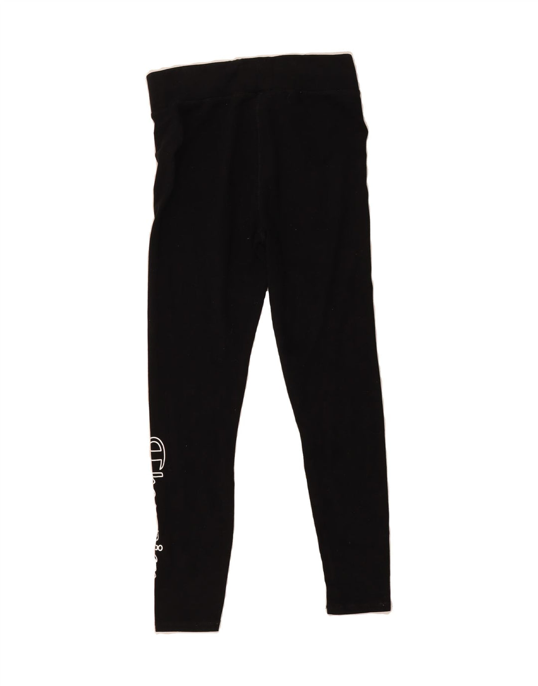 CHAMPION Womens Graphic Leggings UK 12 Medium  Black Cotton Vintage Champion and Second-Hand Champion from Messina Hembry 