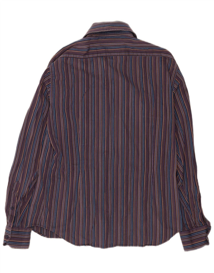 Camicia slim da uomo Alexander Mcqueen taglia 41 16 grandi righe multicolori