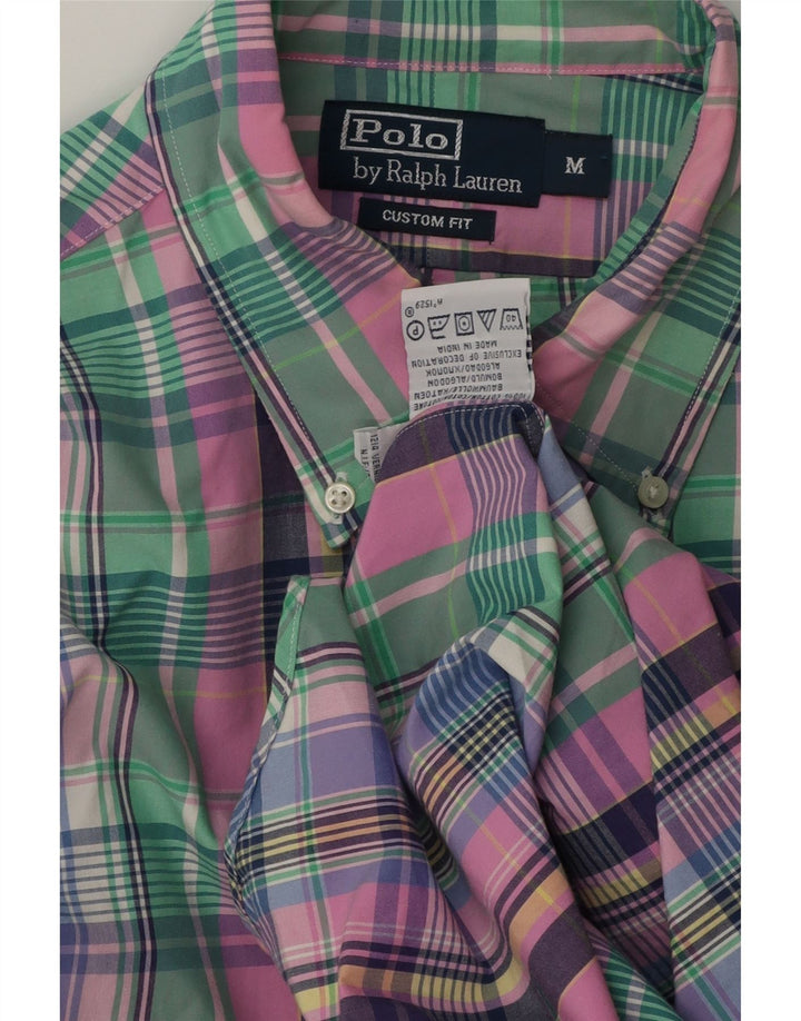 Polo Ralph Lauren Camicia da uomo su misura in cotone a quadri multicolore medio