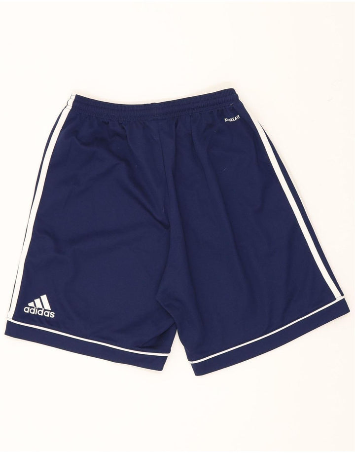 Pantaloncini sportivi Adidas Aeroready da uomo piccoli in poliestere blu navy
