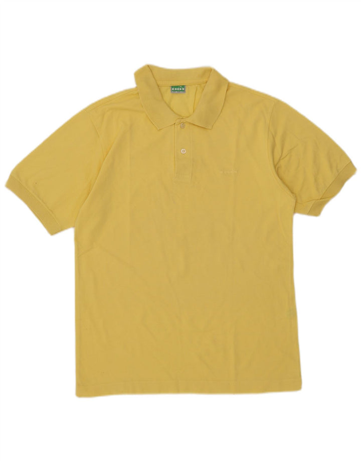 Polo Uomo Diadora Cotone Giallo Medio