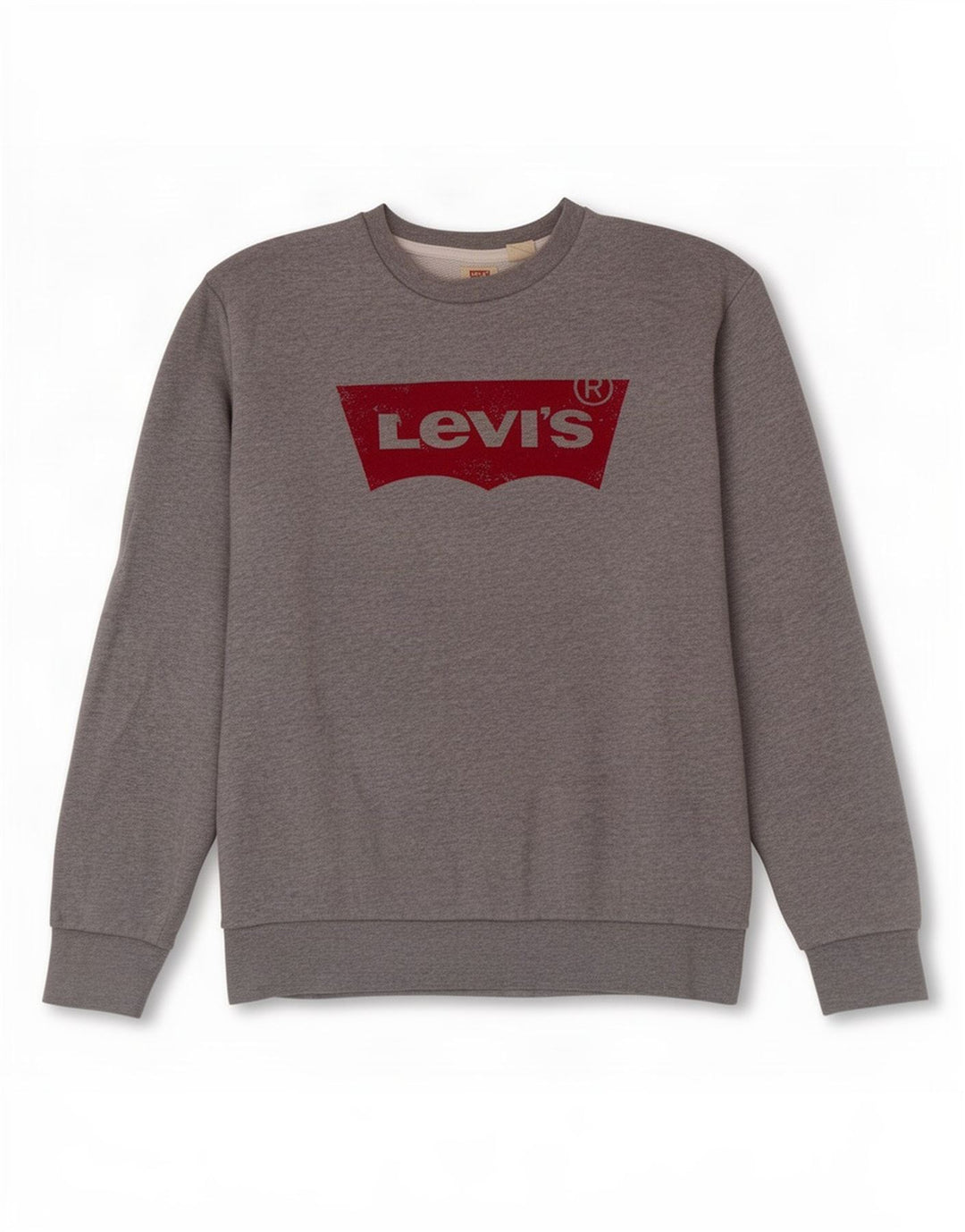 Felpa grafica da uomo Levi's, piccola, in cotone grigio