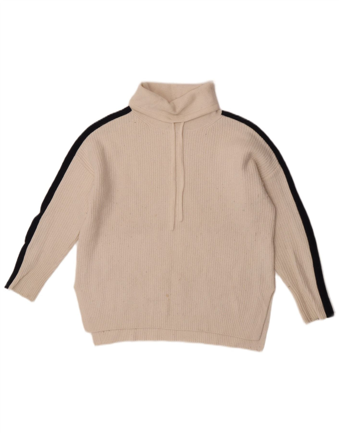 Maglione maglione a collo alto da donna The White Company UK 14 Bianco medio