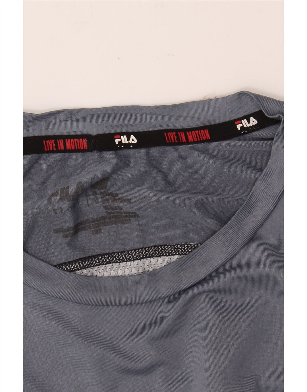 FILA Mens Vest Top Small Grey Colourblock Vintage Fila and Second-Hand Fila from Messina Hembry 
