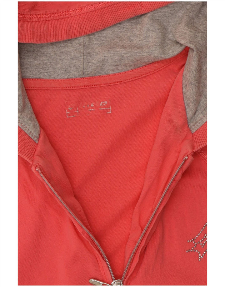 Maglione con cappuccio e zip da donna Lotto UK 10 Rosa medio