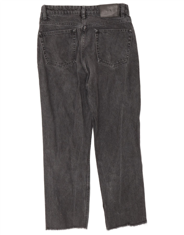 Jeans dritti da donna Zara EU 38 Small W28 L25 Cotone grigio