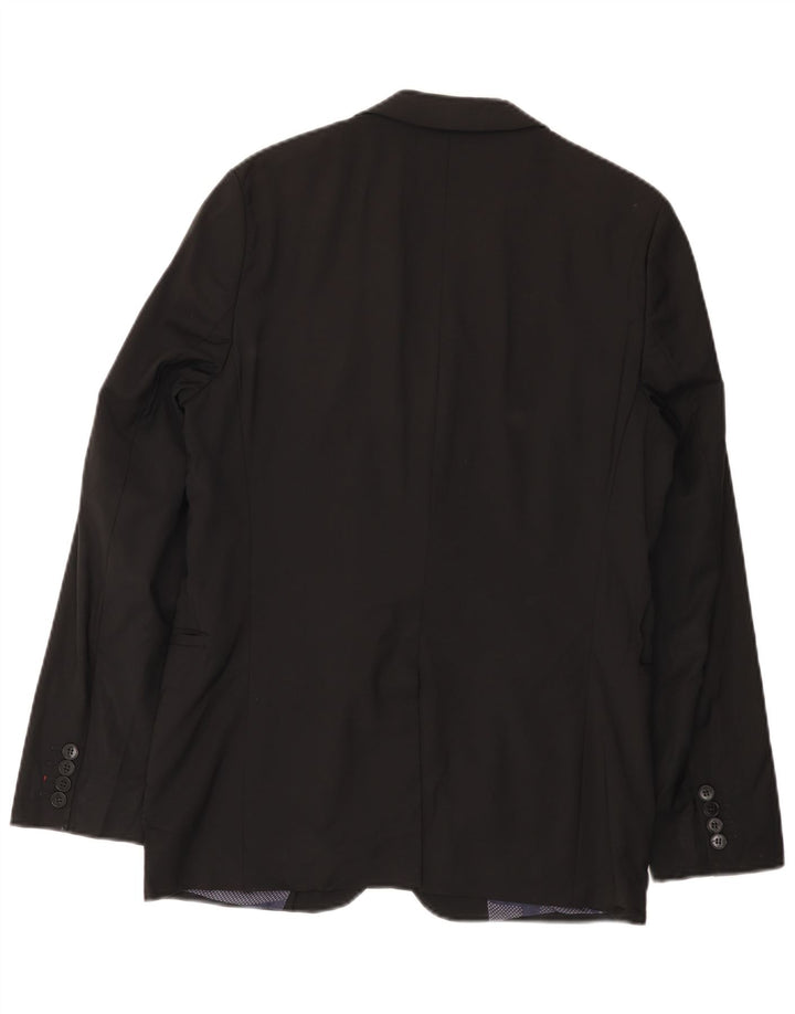Giacca blazer a 2 bottoni da uomo Paul Smith UK 38 media nera