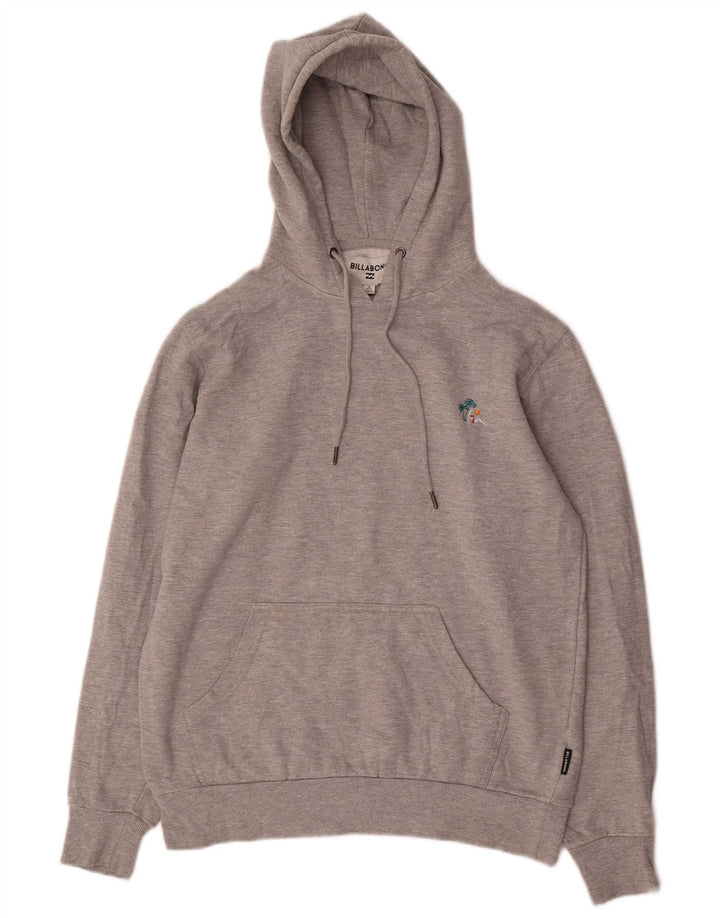 Maglione con cappuccio da uomo Billabong in cotone grigio medio