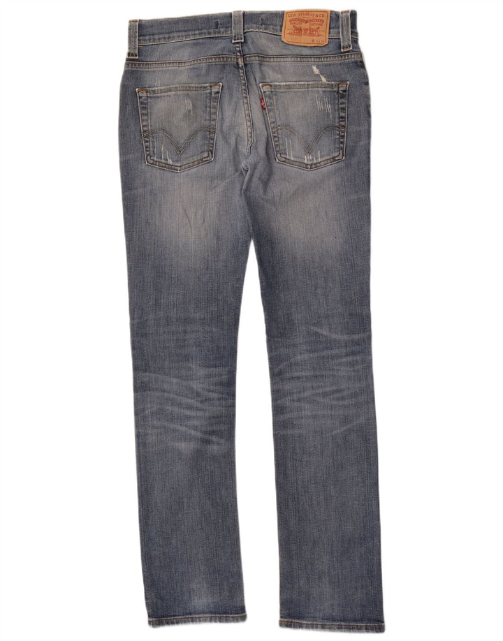 Levi's Uomo 511 Jeans slim effetto consumato W33 L34 Blu