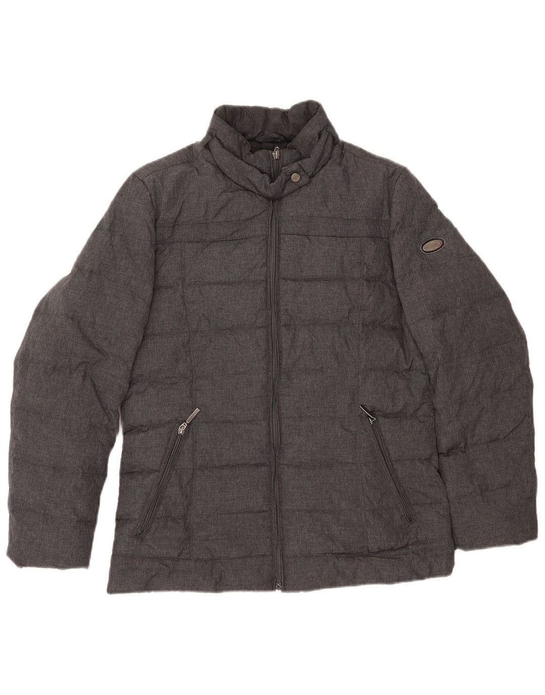 Giacca imbottita da donna BEST COMPANY UK 14 grande grigia