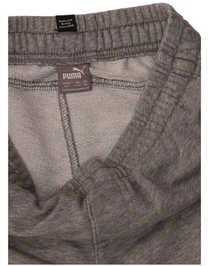 Pantaloncini sportivi Puma da ragazzo 11-12 anni Grigi