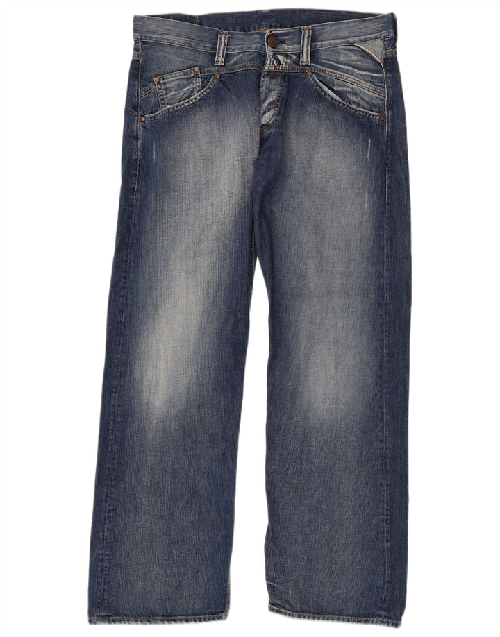 REPLAY Jeans dritti da uomo W36 L34 cotone blu