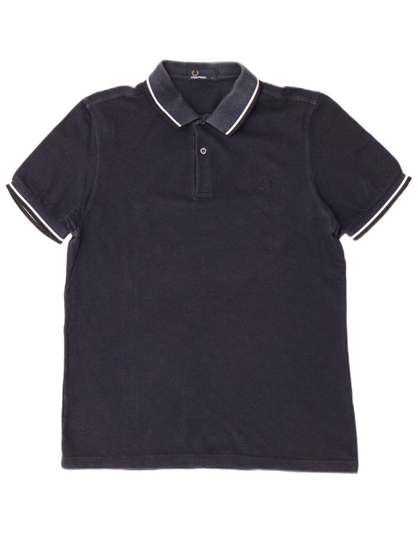 Polo da uomo Fred Perry grande blu navy