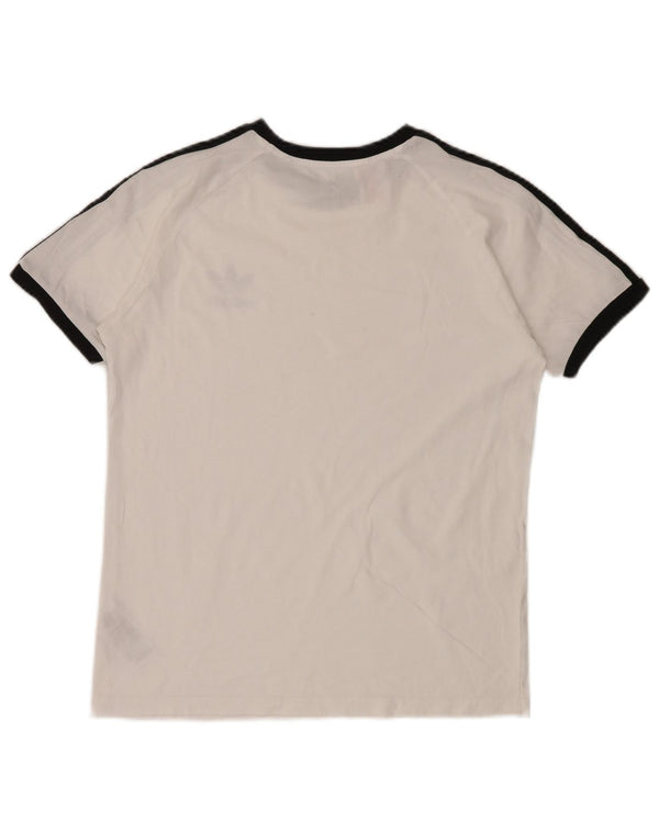 T-shirt ADIDAS da bambino 13-14 anni in cotone bianco