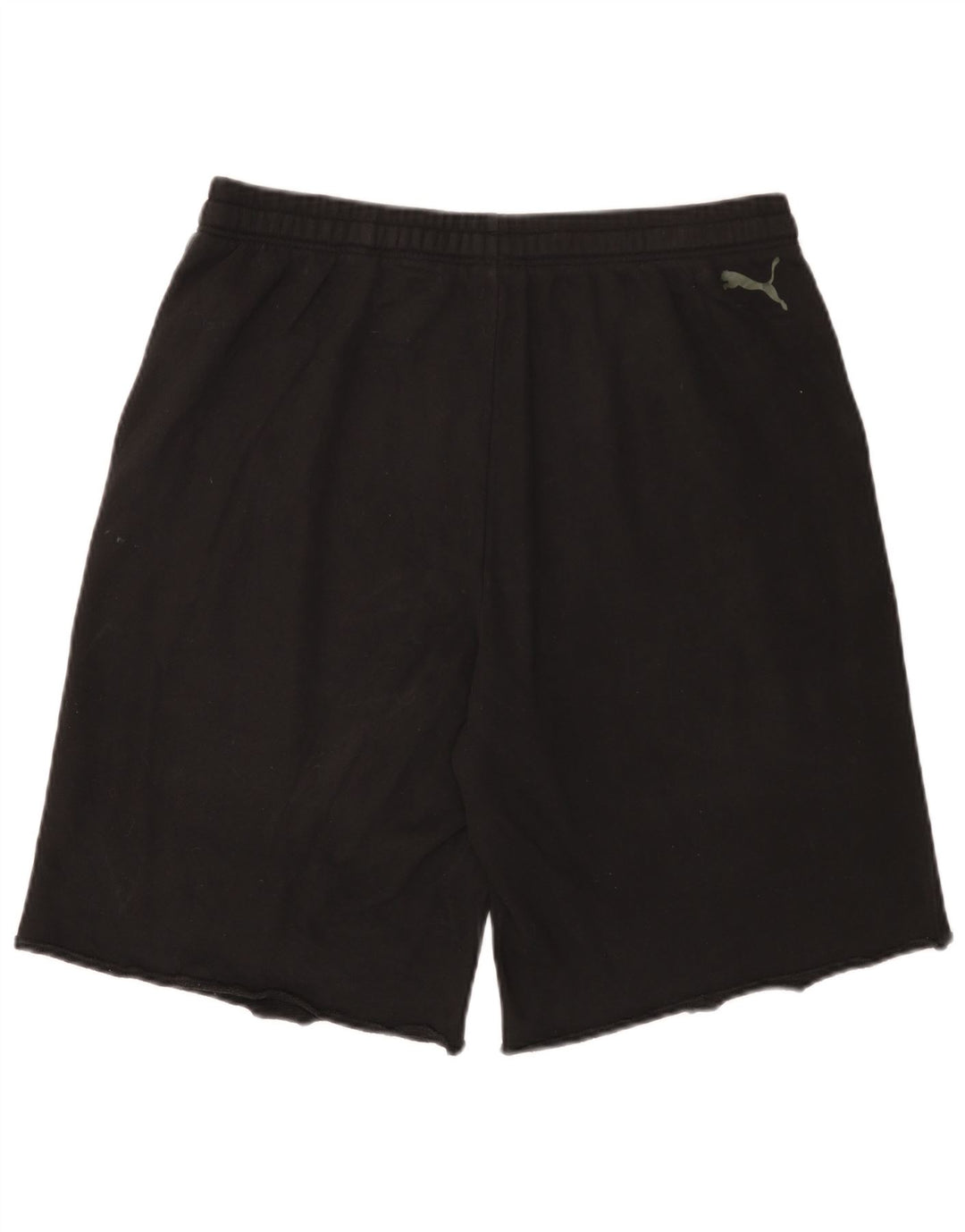 Pantaloncini sportivi grafici da uomo Puma grandi in cotone nero