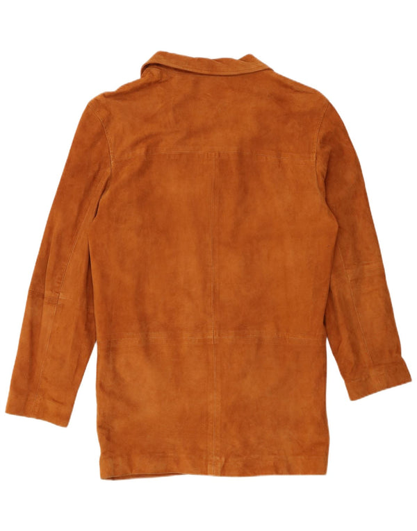 Giacca da uomo in pelle scamosciata VINTAGE IT 52 XL in pelle beige