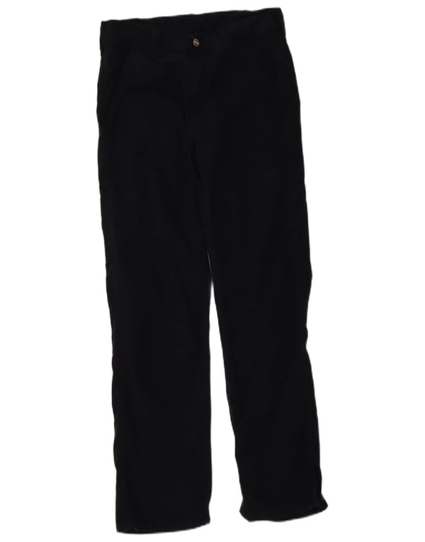 Pantaloni cargo dritti da uomo Carhartt W28 L32 cotone blu navy