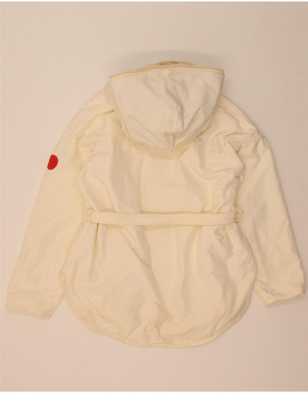 Giacca anorak da donna con cappuccio Ice UK 16 Large bianca in poliammide