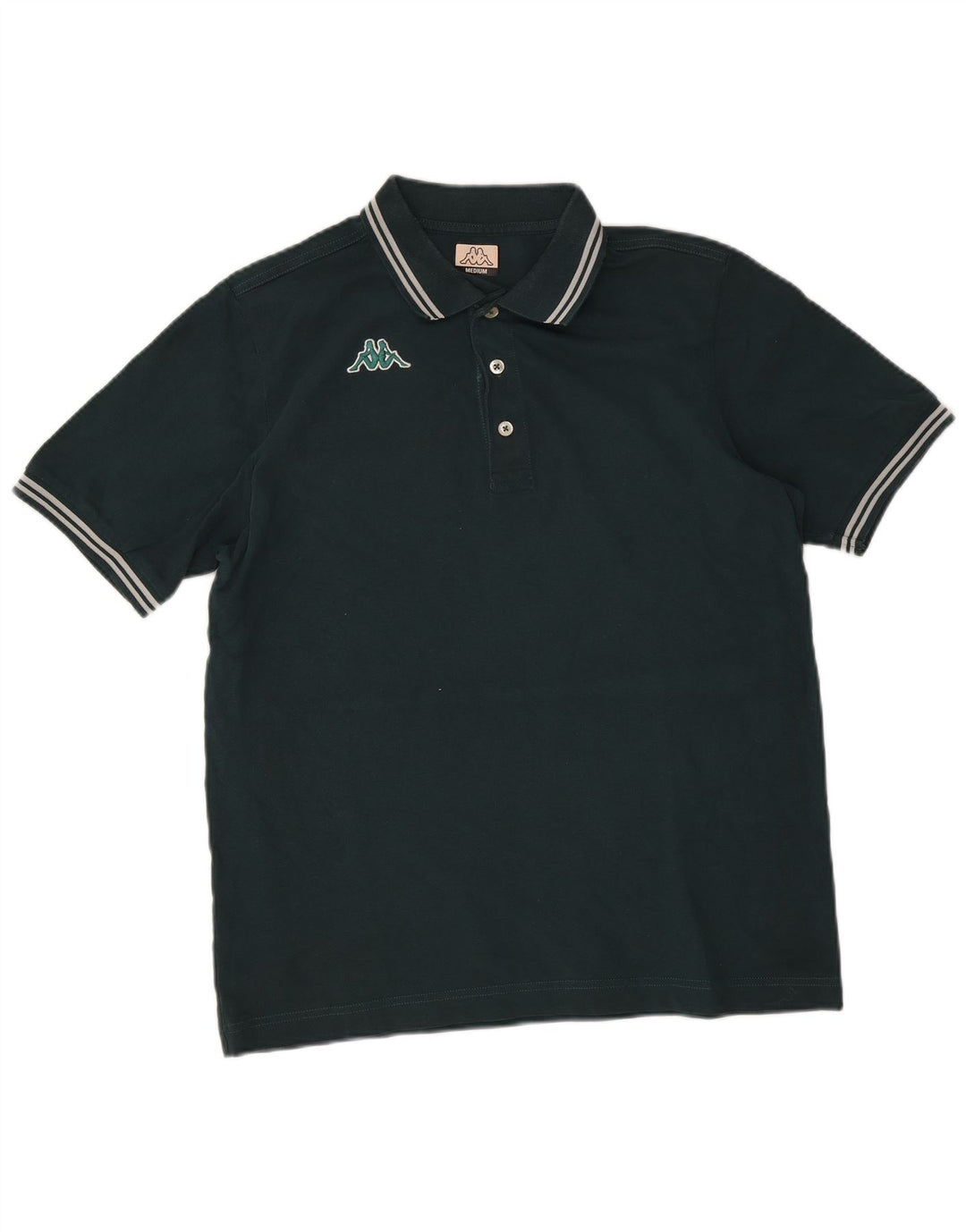 Polo Kappa da uomo verde medio