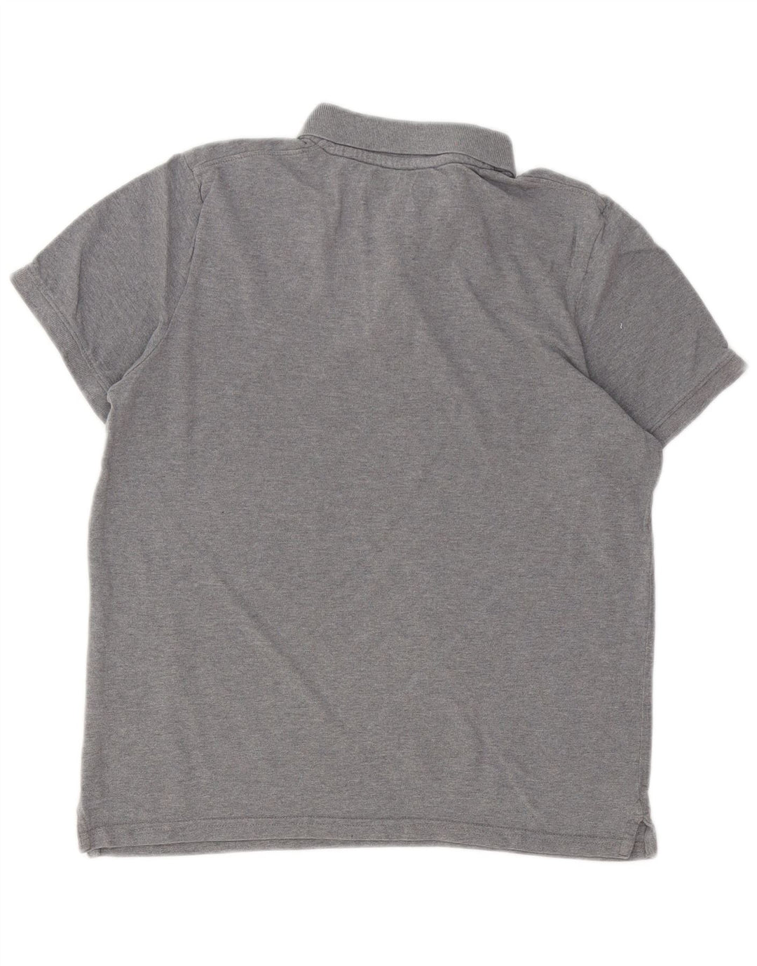Polo da uomo Jack & Jones in cotone screziato grigio medio