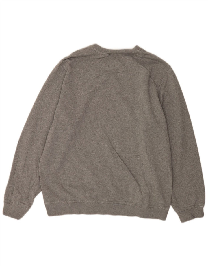 Felpa Nike Uomo Maglione 2XL Cotone Grigio