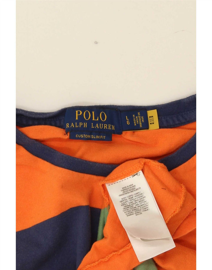 Polo Ralph Lauren T-shirt da uomo Top grande a righe multicolore