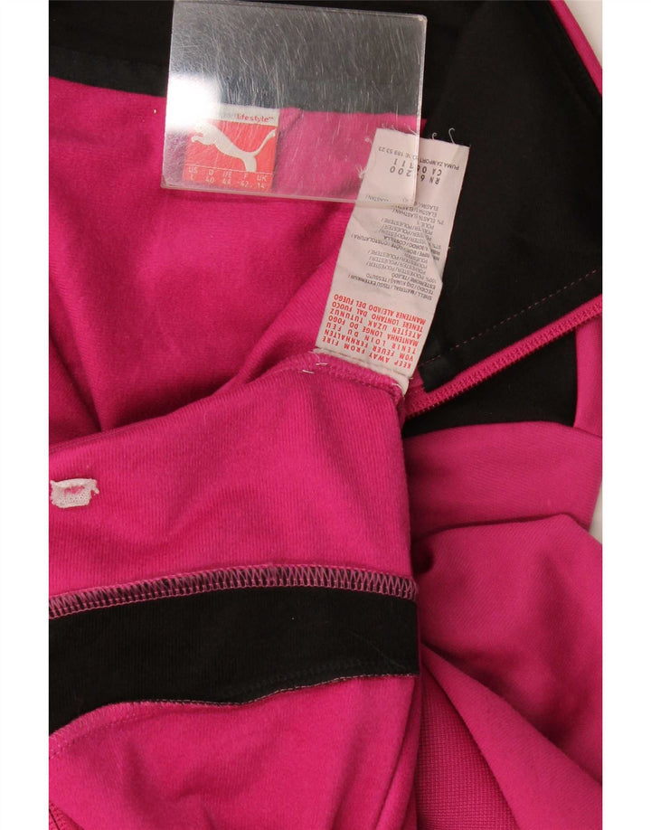 Giacca da tuta da donna Puma UK 14 Poliestere color block rosa medio