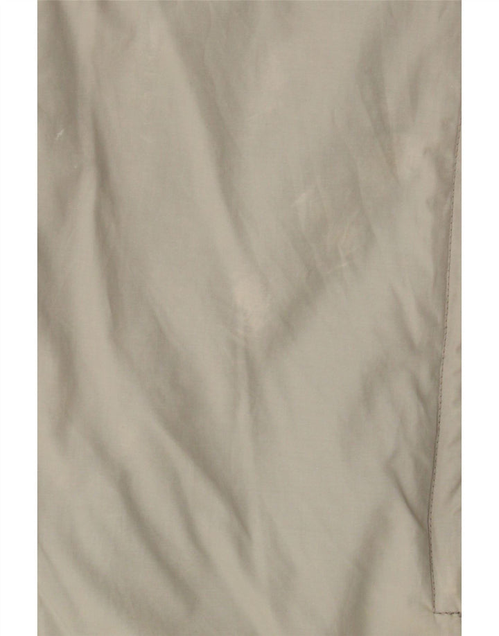 Giacca antipioggia con cappuccio da uomo Lyle & Scott UK 36 piccola in nylon beige