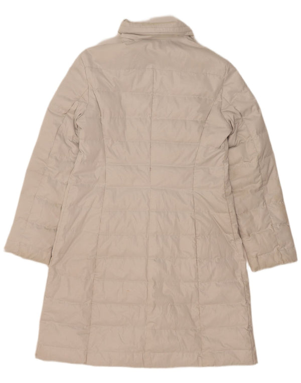 Cappotto imbottito da donna Marella UK 12 Poliestere bianco medio