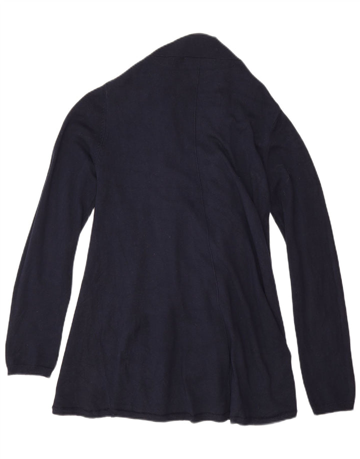 Maglione cardigan aperto da donna Zara UK 16 grande blu navy