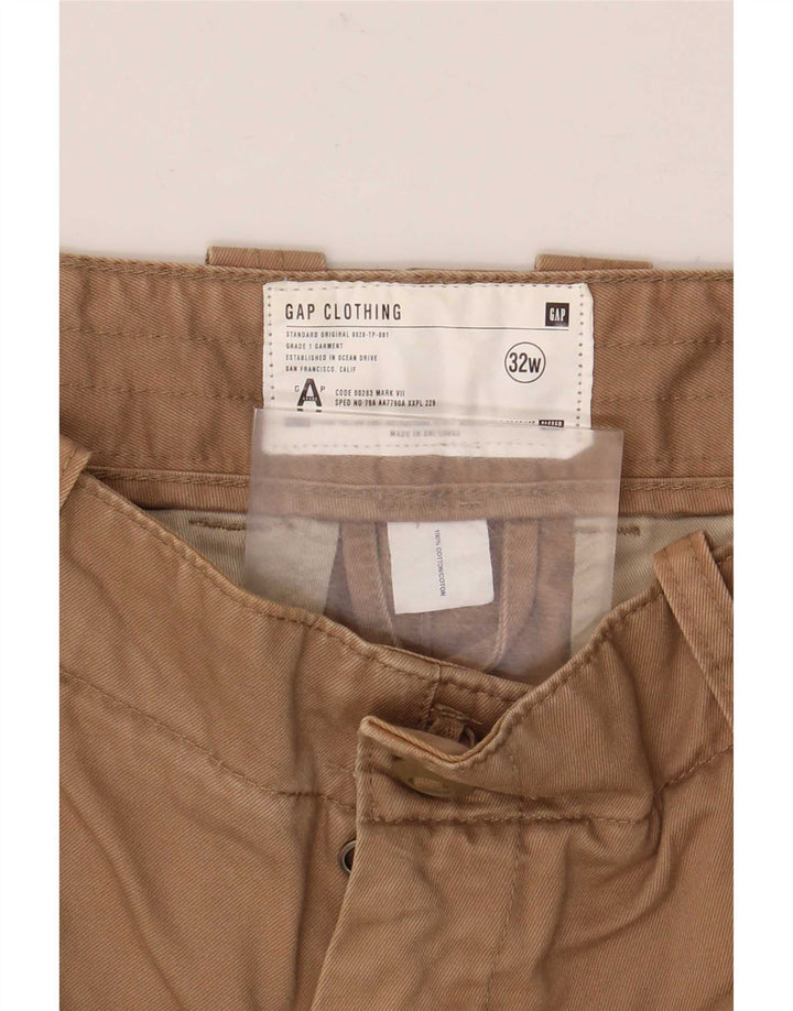 Pantaloncini cargo da uomo Gap W32 cotone beige medio