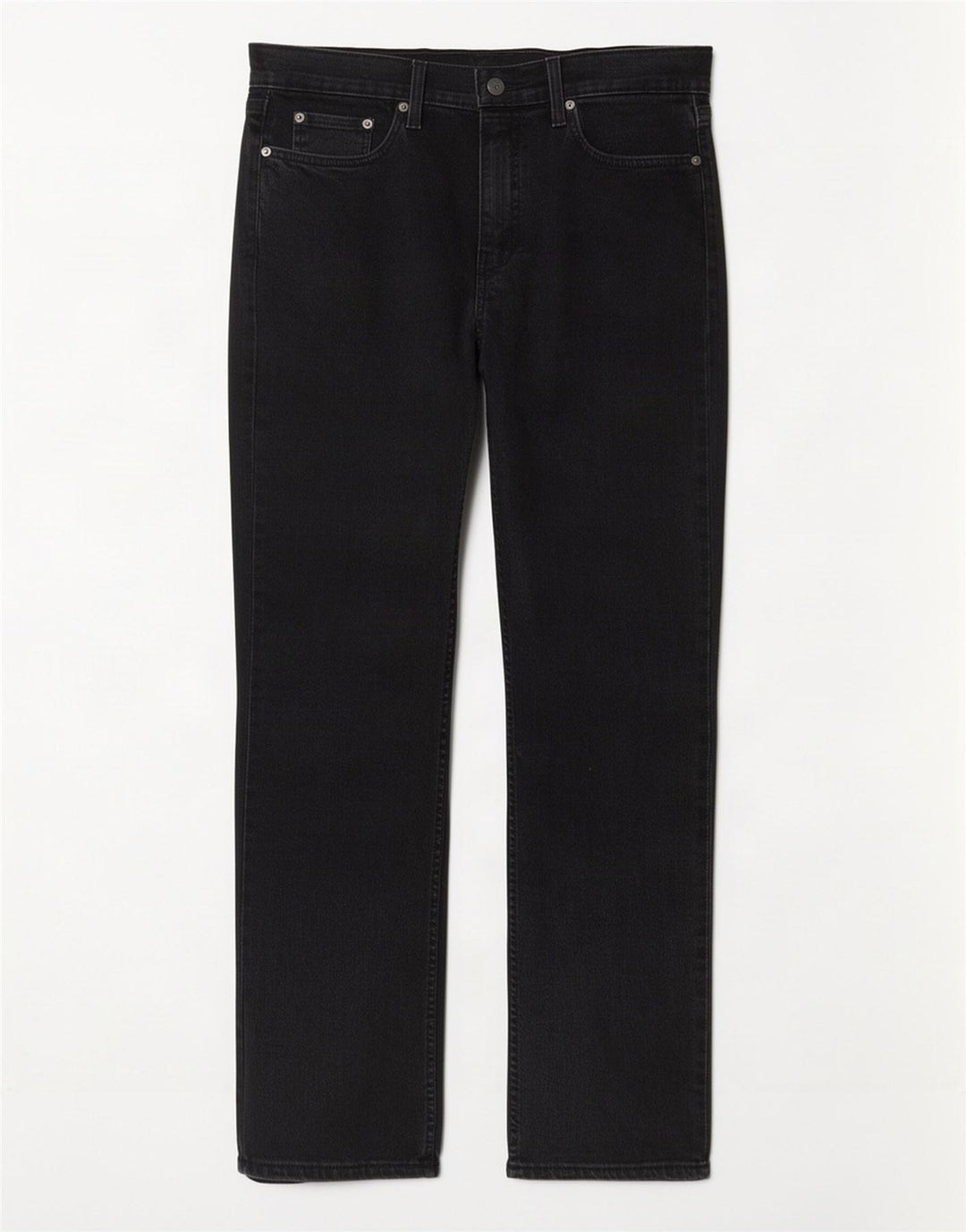 Levi's Uomo 527 Jeans Bootcut W33 L34 Cotone Nero