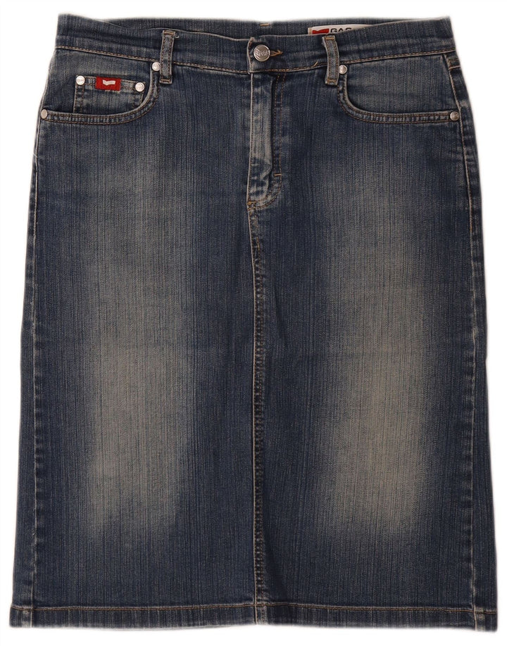 Gonna in denim da donna Gas media W30 blu