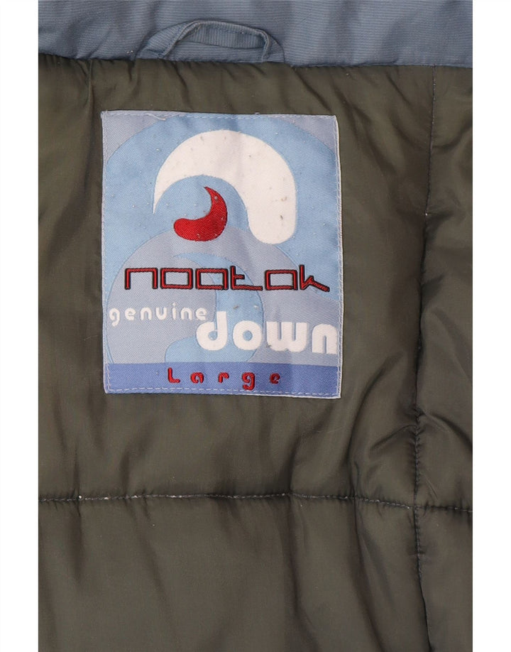 Giacca imbottita vintage da uomo UK 40 grande blu