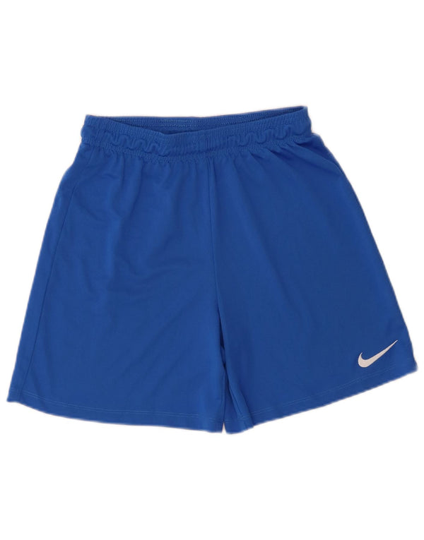 Pantaloncini sportivi Nike da ragazzo Dri Fit 12-13 anni Large Blu in poliestere