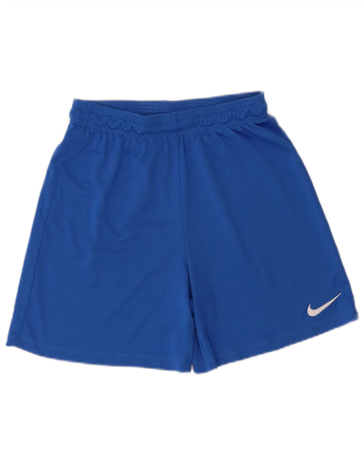 Pantaloncini sportivi Nike da ragazzo Dri Fit 12-13 anni Large Blu in poliestere