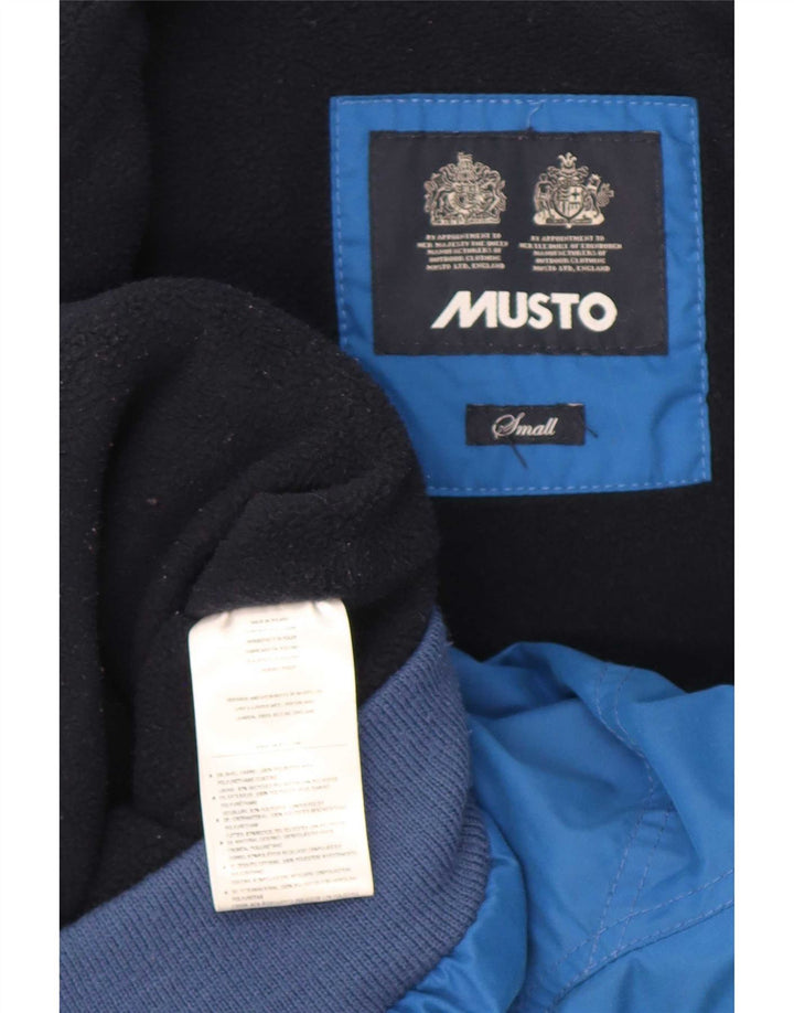 Giubbotto bomber da uomo vestibilità ampia Musto UK 36 piccolo poliestere blu