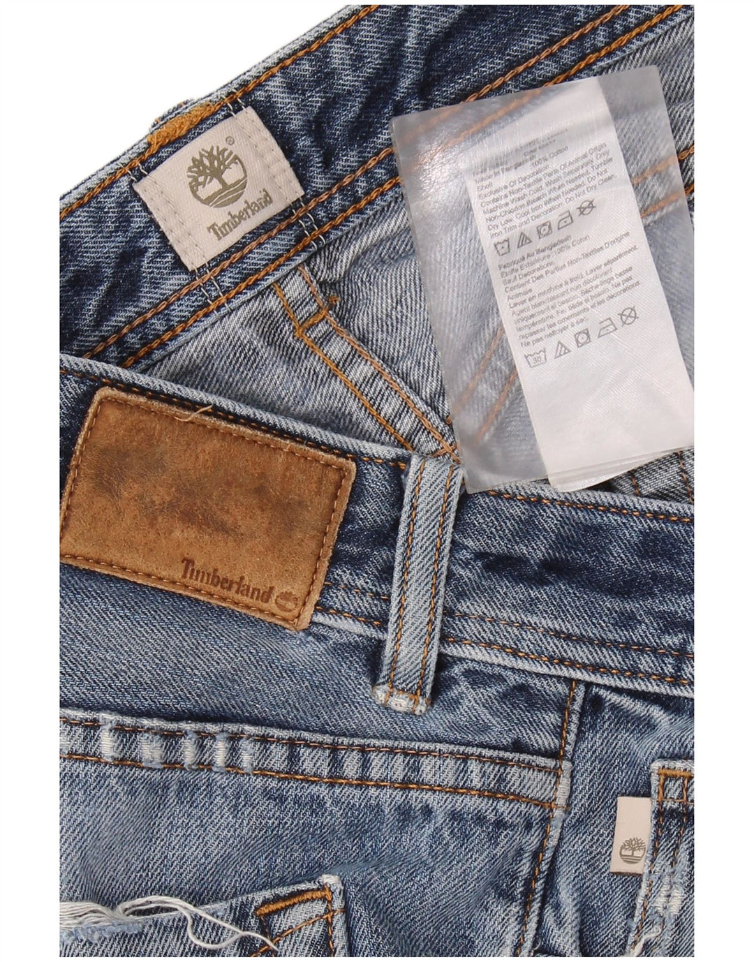Jeans dritti da uomo TIMBERLAND W34 L31 cotone blu