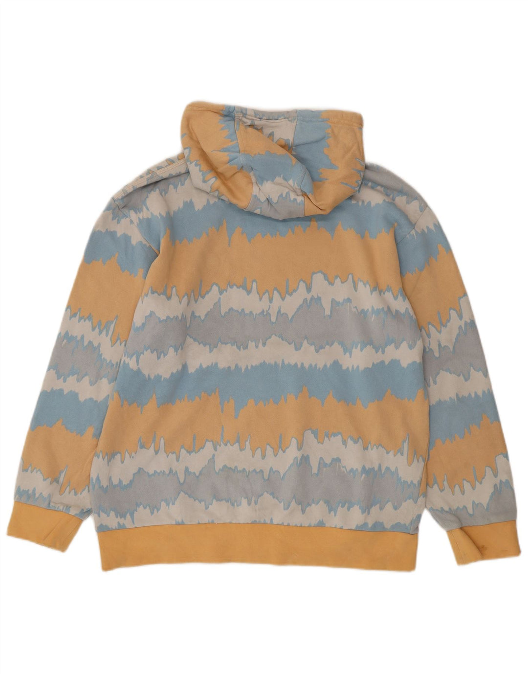 Felpa con cappuccio grafica da uomo Adidas, felpa media, multicolore, in cotone tie-dye