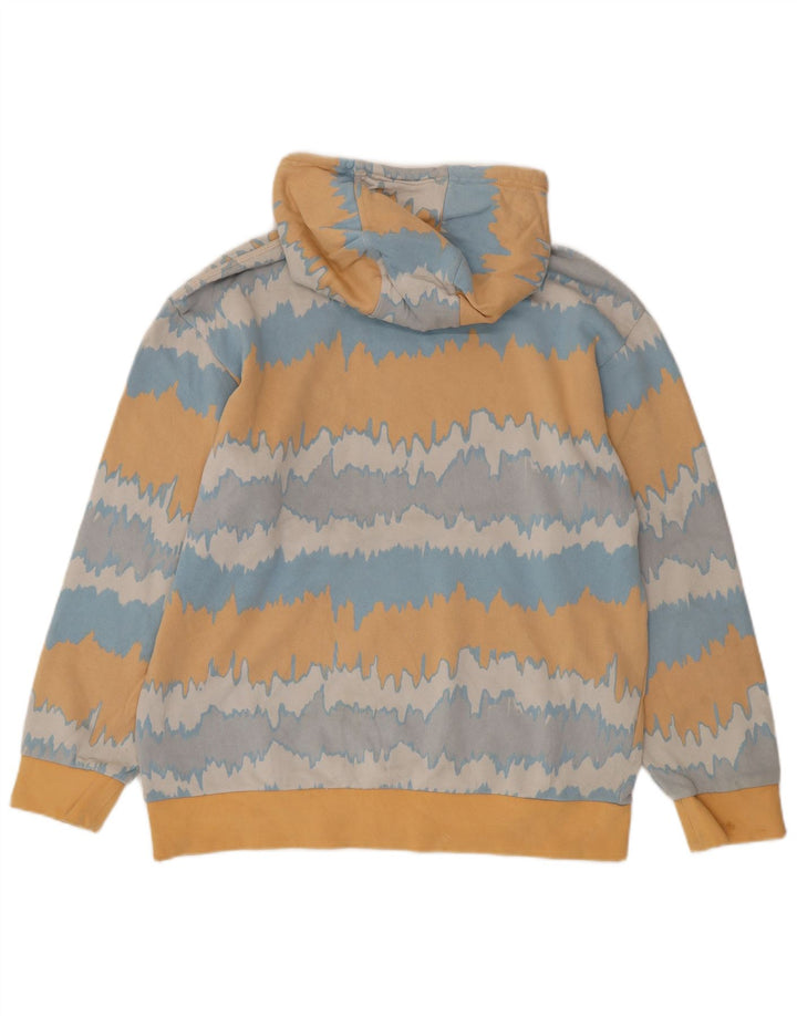 Felpa con cappuccio grafica da uomo Adidas, felpa media, multicolore, in cotone tie-dye