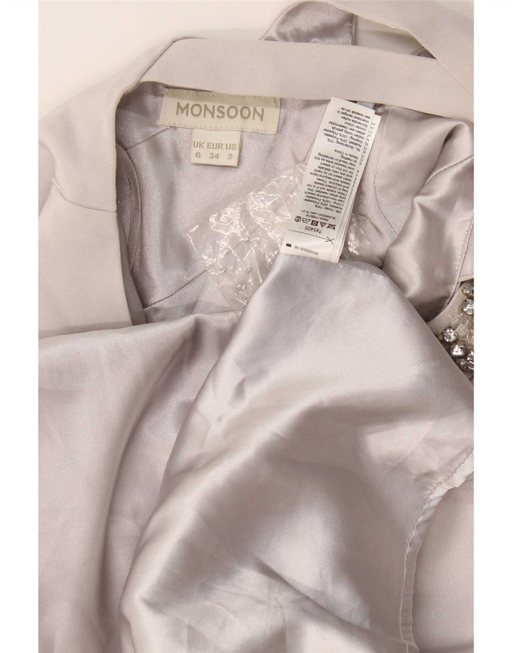 Abito Halter da donna Monsoon UK 6 XS Acetato grigio