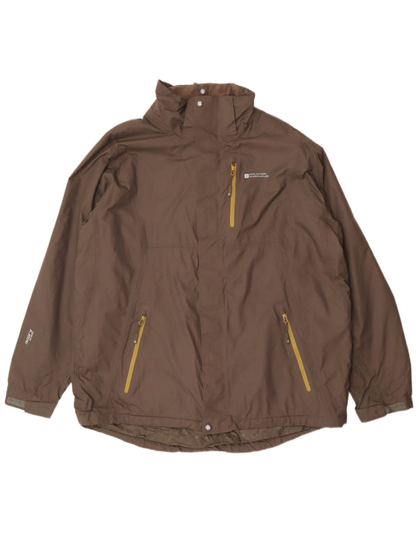 Giacca antipioggia da uomo Mountain Warehouse UK 42 XL Nylon kaki