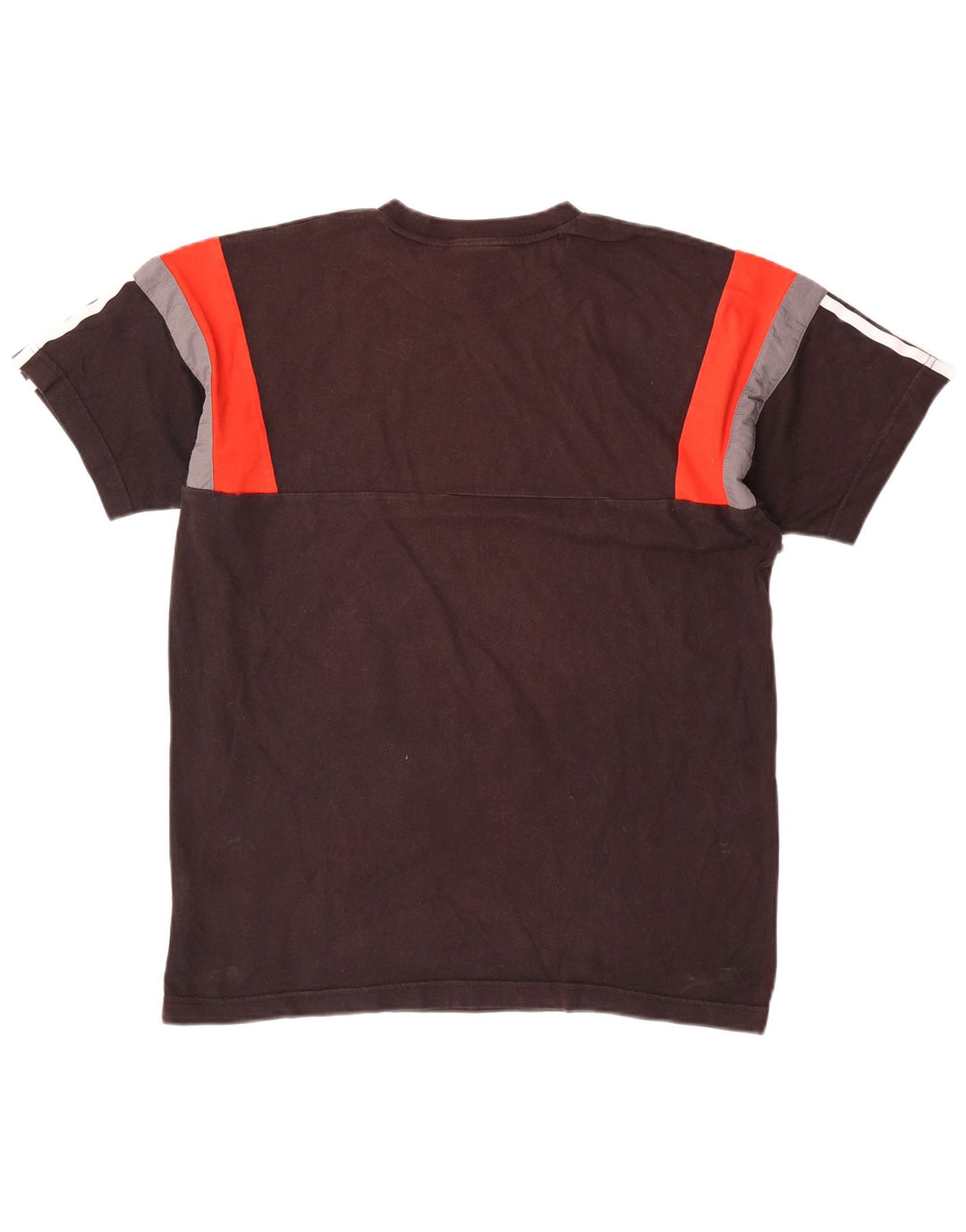 T-shirt da uomo Adidas Top in cotone color block medio nero