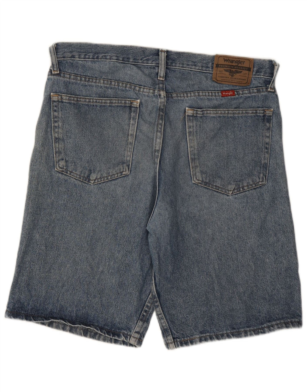 WRANGLER Mens Relaxed Fit Denim Shorts W33 Medium  Blue Cotton