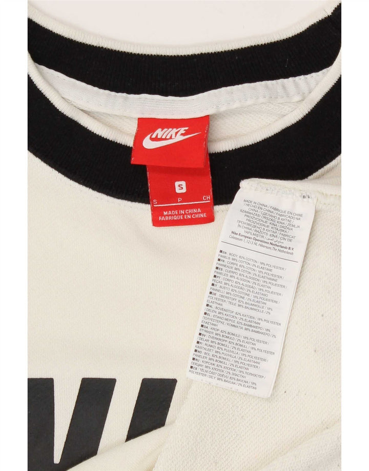 Felpa grafica da donna Nike Felpa UK 10 Small White Colourblock