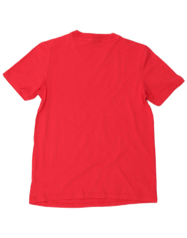 T-shirt grafica da donna ADIDAS Top UK 12 cotone rosa medio