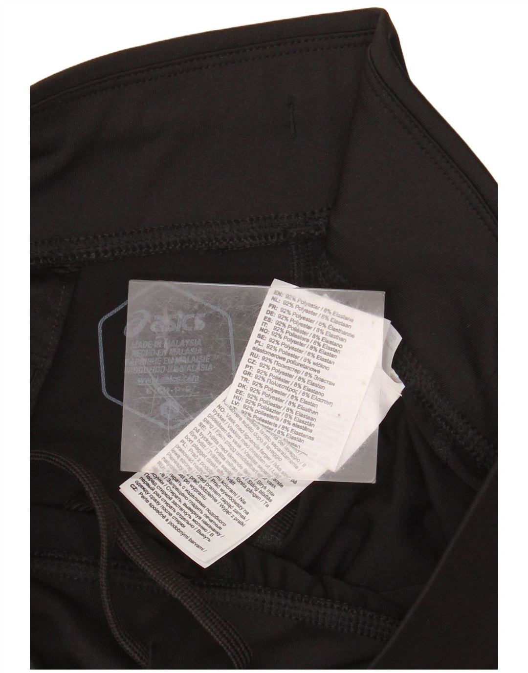 Leggings ASICS da donna UK 10 Small poliestere nero