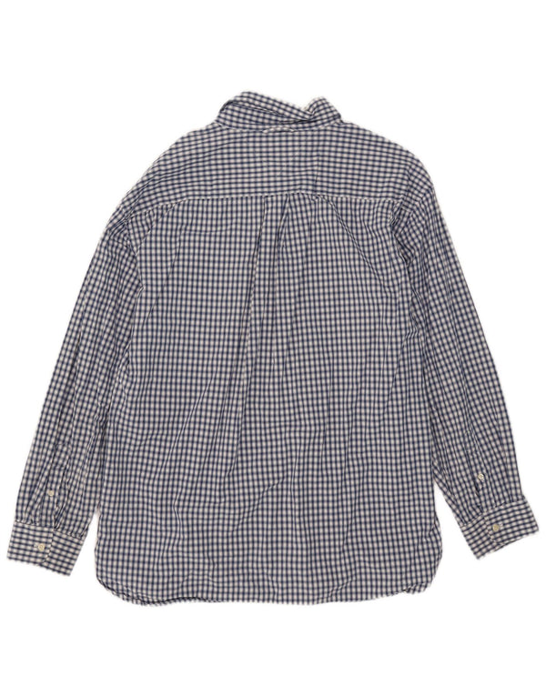 Camicia da uomo Tommy Hilfiger XL in cotone a quadri blu