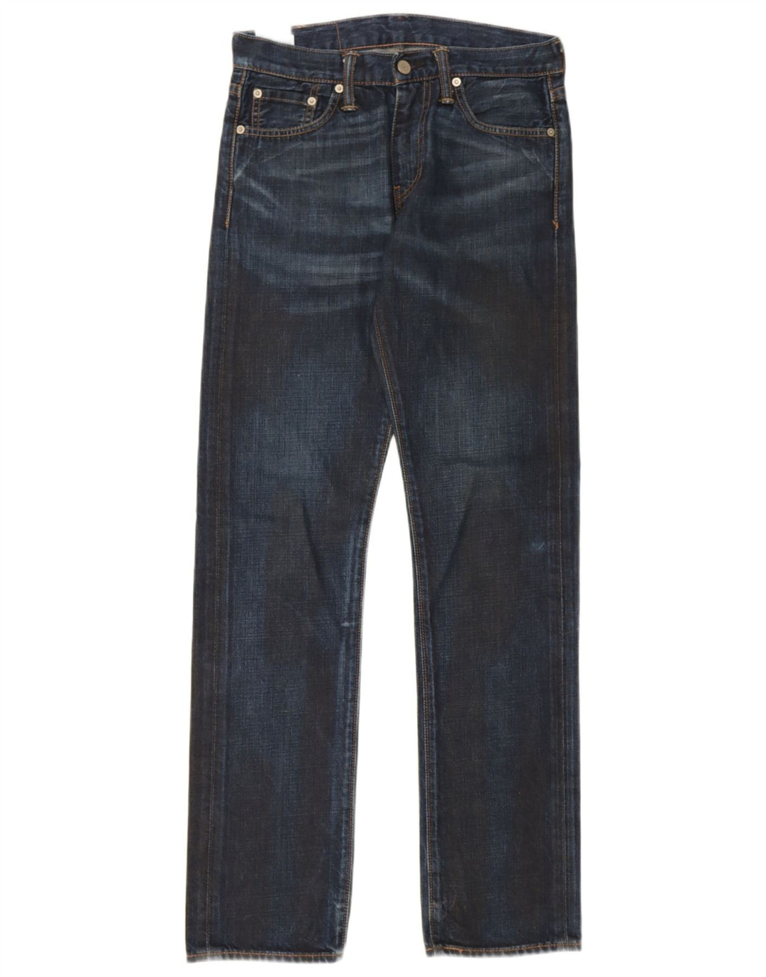Levi's Uomo 504 Jeans dritti W28 L32 Cotone blu navy